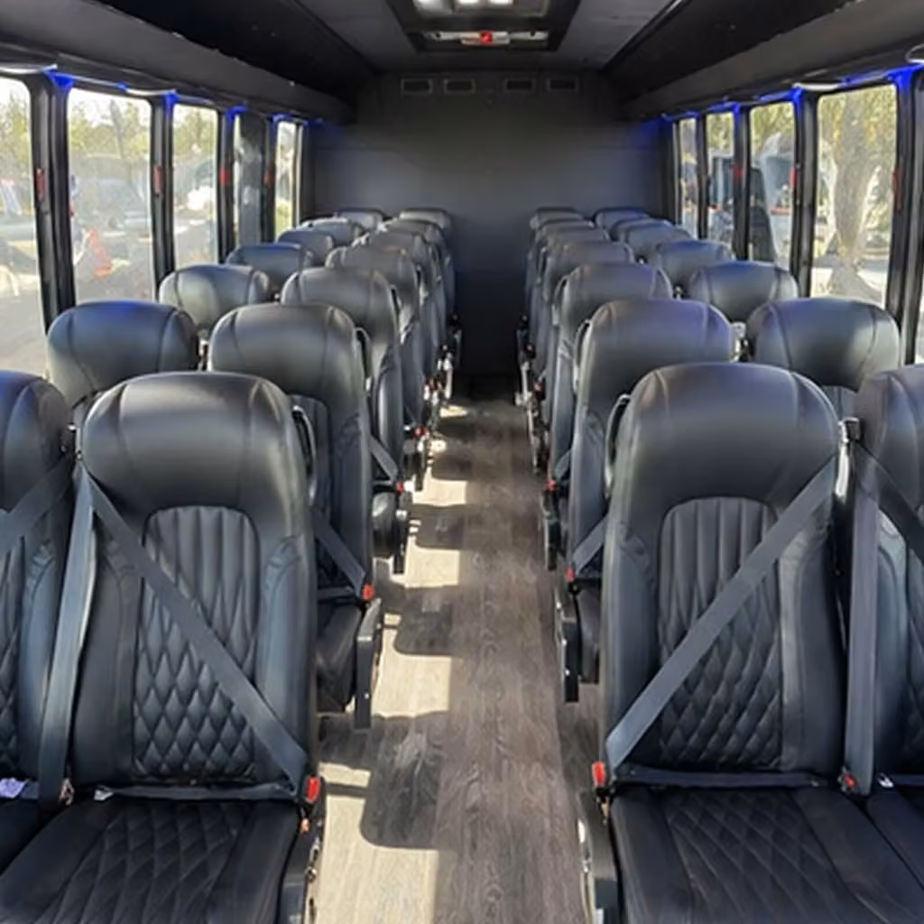 30 passenger minibus interior